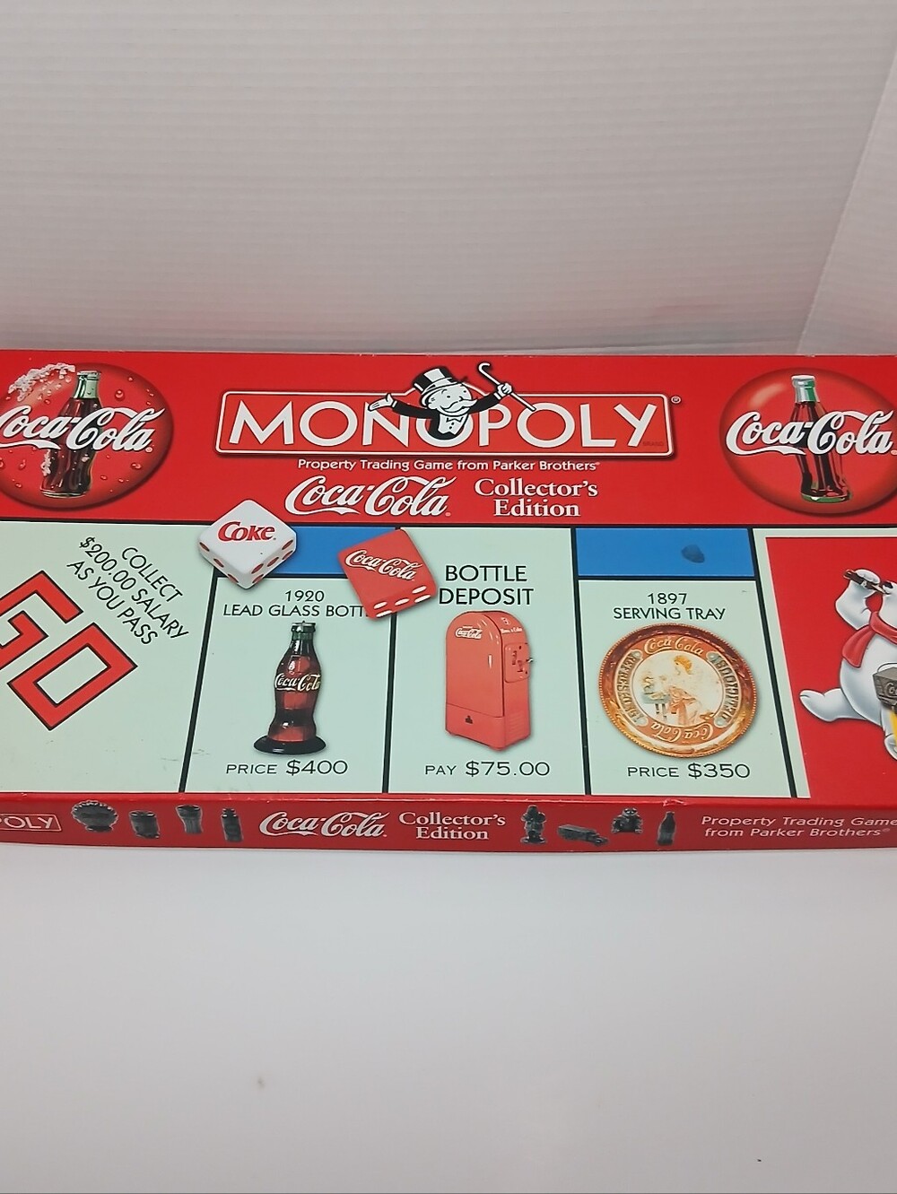 Vintage 1999 Monopoly Coca-Cola Collector's Edition Board Game Complete
